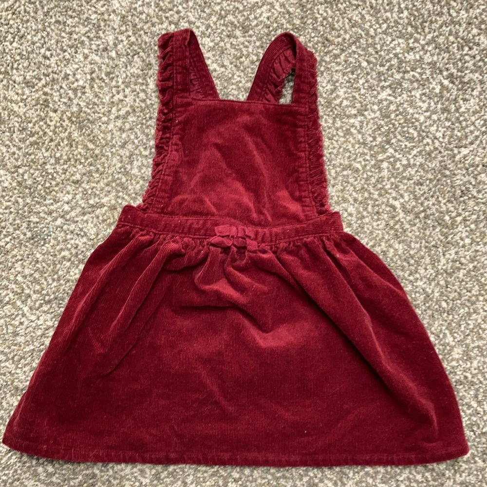 Corduroy coverall dress